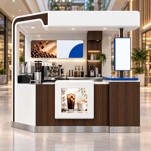 Quiosco de Café Personalizado para Centro Comercial, Puesto de Café para Interiores, Quiosco de Venta de Café en Centro Comercial - Product Image 2