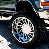 Nouvelles jantes FANXI 24x12 8x6.5 pour Dodge Ram 2500, 24x14 8x180 pour GMC Sierra 2500, 26x14 8x170 pour Ford F250, 26x16 8x180 pour Duramax