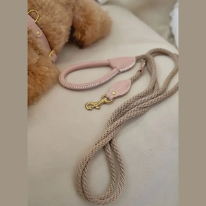 Personalizado de lujo de buena calidad <span class=keywords><strong>PU</strong></span> cuero arnés Correa monedero conjuntos caminar perro accesorio - Product Image 6