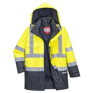PORTWEST - S779YNRXS Veste multi-protection jaune/bleu marine Bizflame Rain-EAN 5036108305254 WORKWEAR RÉSISTANT AUX FLAMMES - Product Image 1