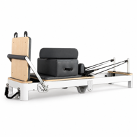 Machine de Pilates pliable en aluminium, multifonctionnelle, écologique, réglable et personnalisable, avec garantie de 5 ans