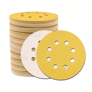 Disco de Lijado de Óxido de Aluminio de Primera Calidad de 5 Pulgadas - Papel de Lija con Respaldo de Velcro Apto para Lijadora Orbital Aleatoria - Product Image 1