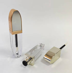 Envases de Brillo Labial de Marca Privada, Tubos de Brillo Labial Únicos, Botella Vacía con Tapa de Espejo y Decoración de Diamantes de Imitación, Envase de Brillo Labial para Maquillaje - Product Image 2