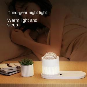 Proyector de Cielo Estrellado, Luz Decorativa, Altavoz Bluetooth, Cargador Inalámbrico de 15W con Carga Rápida, Luz Nocturna LED, Luz de Cabecera, Regalo - Product Image 5