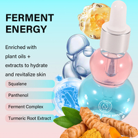 Sérum Huile Visage Hydratant Bi-Phase Personnalisé à l'Acide Hyaluronique pour Peaux Sèches et Sensibles, Hydratation Profonde et Éclaircissement de la Barrière Cutanée