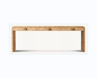 Meuble de Rangement Vintage Personnalisable en Bois Noyer avec Tiroirs – Table Console de Luxe Moderne pour la Vente au Détail