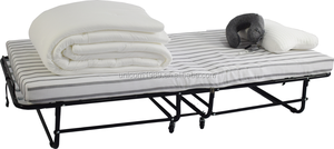 Nero di alta qualità portatile campeggio all'aperto Picnic viaggio pieghevole letti per adulti con materasso con struttura in metallo - Product Image 6