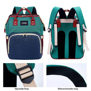 <span class=keywords><strong>Cuna</strong></span> <span class=keywords><strong>de</strong></span> viaje 3 en 1 personalizada, Moisés <span class=keywords><strong>de</strong></span> viaje impermeable, bolsa húmeda para mamá, organizador para bebé, mochila para mamá, bolsas <span class=keywords><strong>de</strong></span> pañales con cambiador - Product Image 2
