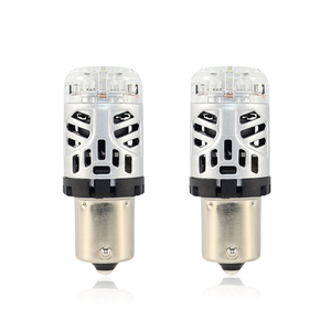 1157 BA15D BAY15D 1156 BA15S P21W P21/5W CANbus หลอดไฟ LED CANbus 2800LM สัญญาณไฟเลี้ยวรถยนต์ไฟเบรกถอยหลังสีแดงขาวเหลือง12V - Product Image 2