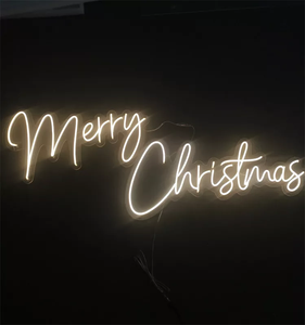 Panneau néon acrylique led personnalisé joyeux noël pour décoration de chambre à coucher - Product Image 2