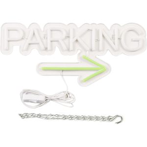 Parking Letreros Neon LED indoor hanging ambient light shop <b>sign</b> wall decoration light entrance indicator light luminous <b>sign</b> - Product Image 5