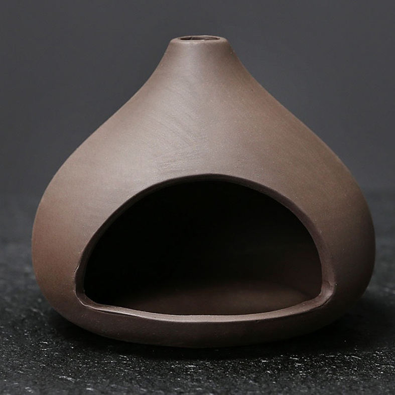 Brun foncé, 9.9*6.6*8.3cm