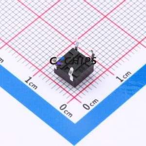 TP10811645 Tactile Switch Through hole Component (THT)-4P,6x6mm Switch Single Pole Single Throw Round Button 1.6N Through Hole - Product Image 2