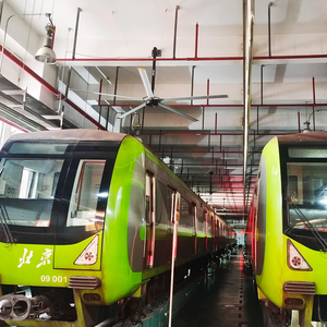 Good Vertilation HVLS Ventilador de techo para estación de tren en Japón - Product Image 3