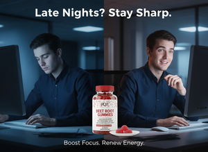 סוכריות גומי חזקות במיוחד עם תמצית סלק 1500 מ\\\"ג - תוסף תחמוצת חנקן לבריאות הלב והגברת האנרגיה (OEM/ODM) |   טבעוני 60 יחידות - Product Image 6