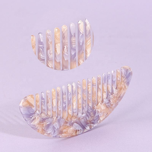 Peine de Acetato Clásico y Moderno, Cepillo Desenredante Portátil para el Cabello, para Uso Doméstico - Product Image 6