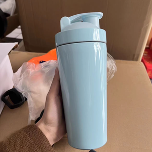 Botella Mezcladora <span class=keywords><strong>de</strong></span> Acero Inoxidable <span class=keywords><strong>de</strong></span> 24 oz, Vaso Aislado para Bebidas Frías con Agitador Giratorio |   Botella sin Olor para Batidos <span class=keywords><strong>de</strong></span> Proteínas, Vaso para <span class=keywords><strong>Agua</strong></span> - Product Image 6