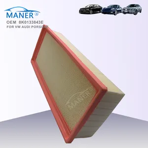 MANER Factory Supply filtro de ar do motor para Audi A4 A5 Q5 2.0 TFSI quattro 8K0133843E 8K0133843A 8K0133843C