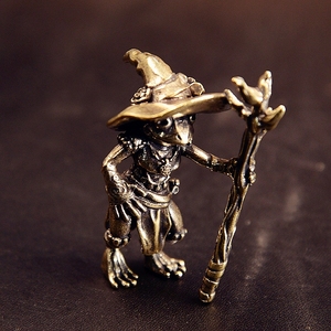 Figurine de <span class=keywords><strong>grenouille</strong></span> vintage en laiton pur, décoration intérieure de voiture, artisanat créatif, figurine de bureau - Product Image 4
