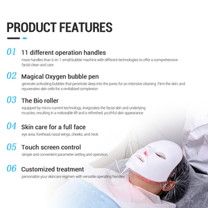 Công nghệ mới xách tay 11 trong 1 Hydra vẻ đẹp trên khuôn mặt dermabrasion máy với oxy máy bay phản lực - Product Image 3