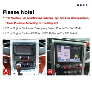 Autoradio GPS Navi multimédia avec écran vertical Android 12,1'' pour Toyota <span class=keywords><strong>Alphard</strong></span> <span class=keywords><strong>ANH20</strong></span> Elfa A20 2008-2014 Carplay - Product Image 2