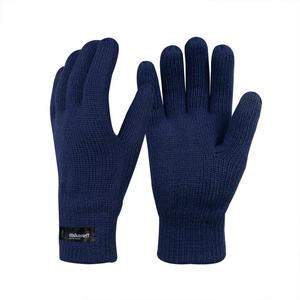 Best&amp;Wecan Navy Blue Wool and Acrylic <strong>Glove</strong> with Thinsulate Lining for Winter or Freezer <strong>Workwear</strong> - Product Image 4