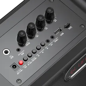 SHIDU 40W altoparlante portatile di alta qualità UHF Wireless microfono vocale altoparlante ricaricabile amplificatori di sistema PA