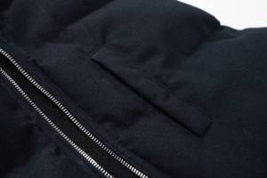<span class=keywords><strong>Gilet</strong></span> matelassé à col montant pour <span class=keywords><strong>homme</strong></span> - <span class=keywords><strong>Gilet</strong></span> matelassé noir à fermeture éclair avec plusieurs poches - Product Image 5