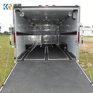 <span class=keywords><strong>Remorque</strong></span> utilitaire <span class=keywords><strong>fermée</strong></span> avec <span class=keywords><strong>porte</strong></span> latérale en métal pour le transport de marchandises - Product Image 4