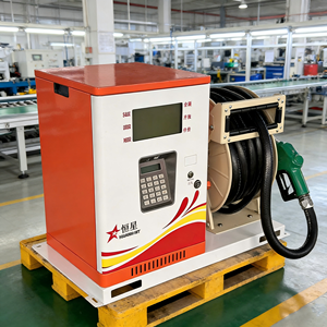 משאבת דלק ניידת 12V / 24V / 220V עם גלגלת צינור ניתנת להארכה עד 15 מטר, מתאימה לתדלוק ציי רכב - Product Image 5