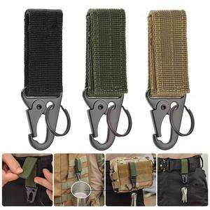 3 Pcs Tactical Carabiner Outdoor EDC Keychain <b>Keys</b> Holder Camping Backpack <b>Belt</b> Hook Hanging Buckle Muilter <b>Clip</b> - Product Image 3