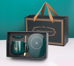 Set <span class=keywords><strong>di</strong></span> Tazze in Ceramica Effetto Marmo per Coppie, Regalo <span class=keywords><strong>di</strong></span> Nozze, Confezione Regalo per la <span class=keywords><strong>Festa</strong></span> della Mamma - Product Image 1