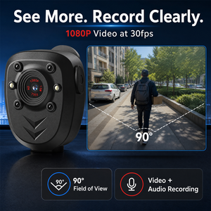Mini Cámara HD 1080P, Cámara Corporal Portátil, Mini DVR Digital, Cámara DV Pequeña de 10.5MP, Gran Angular de 180°, Compatible con WiFi, 16GB, para Bebés - Product Image 5