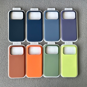 Fundas de Silicona Líquida Originales LOGO para iPhone 17 <span class=keywords><strong>Pro</strong></span> <span class=keywords><strong>Max</strong></span>, 16 <span class=keywords><strong>Pro</strong></span> <span class=keywords><strong>Max</strong></span>, 15, 14, con Carga Inalámbrica Magnética y Caja - Product Image 2