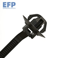 Lot de 50 attaches-câbles en nylon, kit de fixation rapide pour voitures et tuyaux, clips de fixation pour fils de voiture