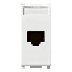 Netsafe Cat6A UTP RJ45เต้ารับสีขาว8P8C อีเธอร์เน็ต - Product Image 1