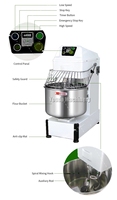 Pétrin à pâte à pizza, mélangeur de farine de boulangerie, mélangeur à spirale, mélangeur à pâte à pain, machines électriques pour snacks