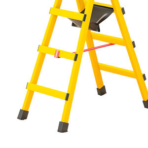 Fiberglass <b>telescopic</b> <b>ladder</b> insulated fiberglass insulated herringbone <b>ladder</b> 4 <b>steps</b> 5 <b>steps</b> 1.5m 2m dual-purpose <b>ladder</b> - Product Image 4