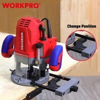 Routeur à bois WORKPRO 12,7 mm (1/2 po) – Outil de sculpture et de finition électrique pour le bois
