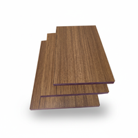 MDF Resistente al Fuego con Revestimiento de Melamina de Nogal, Clase P2 ASTM E84 CARB, Ecológico, para Dormitorio y Cocina