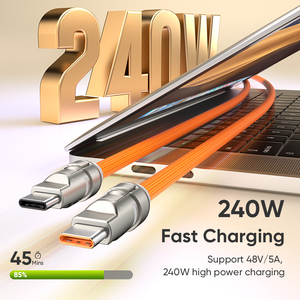 Cordon de charge USB-C <span class=keywords><strong>A40</strong></span> 30cm 120cm Gen4 |   Cordon de téléphone portable USB-C 240W avec sangle de cou, charge rapide 5A et transfert de données 480 Mbps - Product Image 5