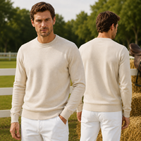 Pull cardigan épais et respirant pour homme, col en V, gris élégant, décontracté, de luxe, anti-plis, pour l'hiver, modèle RCX ODM
