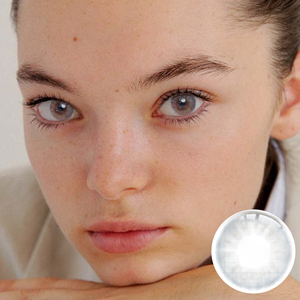 부드러운 도시 층 색상 접촉과 Haif 연간 블루 컬러 콘택트 렌즈 42% 물 눈 렌즈 - Product Image 3