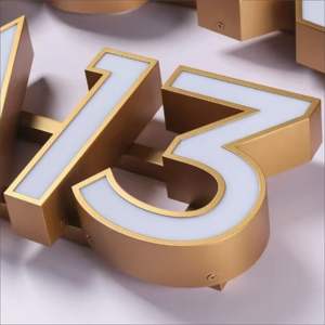 Letreros Metálicos Personalizados con Luces Publicitarias, Cajas de Luz con Letras Iluminadas con Logotipo de Tienda para Letreros Promocionales de Pared <span class=keywords><strong>Exterior</strong></span> - Product Image 6