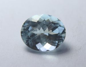 พลอยสีฟ้า3.55 CT (11x9x6มม.) สำหรับการทำเครื่องประดับ - Product Image 2