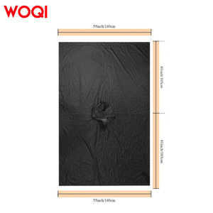 Poncho Impermeable con Capucha Woqi, Negro, Universal para Adultos, para Campamento, Senderismo y Actividades al Aire Libre, Poncho Individual - Product Image 5