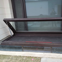 Lucarne en aluminium, fenêtre suspendue au dessus, lucarne de luxe pour toit de maison