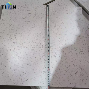 Plaque de <span class=keywords><strong>plafond</strong></span> acoustique insonorisante en fibres minérales <span class=keywords><strong>600x600</strong></span>, prix usine, compatible chargement mixte 1x40HQ - Product Image 3