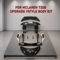 Kit carrosserie style V 720s, accessoires de voiture, kit carrosserie en fibre de carbone pour McLaren 720s, mise à niveau vers le style V, autres pièces de carrosserie