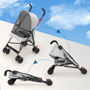Cochecito Compacto para Mascotas Pequeñas - Carrito Plegable de 4 Ruedas con Correa de Seguridad, Diseño Transpirable para Paseos de Perros/Gatos - Product Image 6